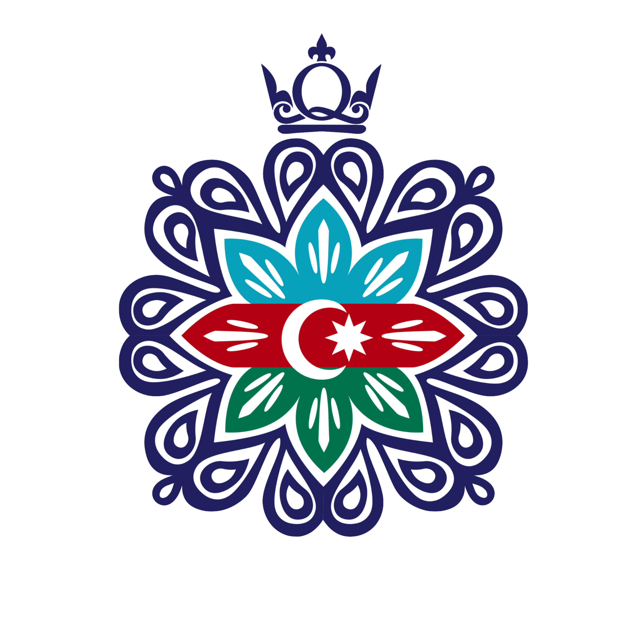 Queen Mary Azerbaijan Society logo